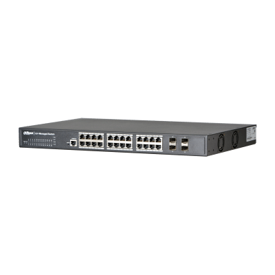Dahua – 24 Kanal L3 Gigabit Yönetilebilir Switch – 16GE SFB + 8GE SFP ( Combo)