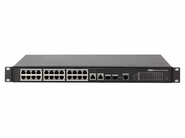 Dahua – 16 Kanal PoE Gigabit Yönetilebilir Switch ( 16GE PoE +4 GE SFP )